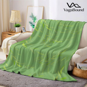 Chăn Nỉ Lá Xanh Đơn Giản Ấm Áp Mềm Mại Dùng Được Quanh Năm Trang Trí Ghế Sofa Phong Cách Hiện Đại Chất Liệu Polyester Thích Hợp Cho Halloween Và Giáng Sinh