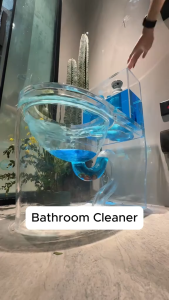 Automatic Toilet Bowl Cleaner - Stain Remover with Bleach - Quantitative Release - Safe Formula - Removes Odor and Tough Stains - Household Foam Cleaner Spray