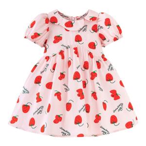 MINI BALA | Cotton Baby Dress with Puffed Sleeves for Girls