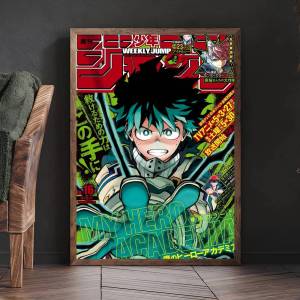 NARUTO | Hot Anime My Hero Academia Poster Posters Decorative Paintings Study Bedroom Bar Background Wall Murals Gifts