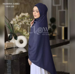 Jilbab Pashmina Polos Sabyan Jumbo 200 X 75 Diamond - Kerudung Wanita