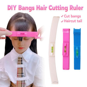 Ellebreen DIY Professional Bangs Hair Cutting Clip Comb Hairstyle Trim Tool Ruler