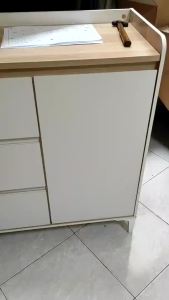 MANDA Wooden Locker Display Cabinet Minimalist Drawer Cabinet Kitchen Cabinet