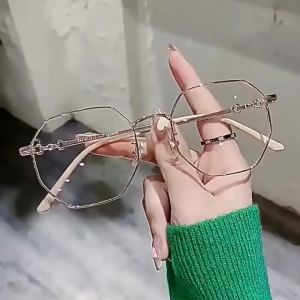Classic Blue Light Blocking Women Glasses Frame Fashion Metal Spring Hinge Eyewear Optical Prescription Eyeglasses Frames