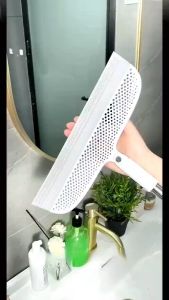 New Magic Broom Silicone Scrape Bathroom Scraper Hair Dust Clean Tool 180° Rotation 105cm Extended Pole Household Cleaning Tool