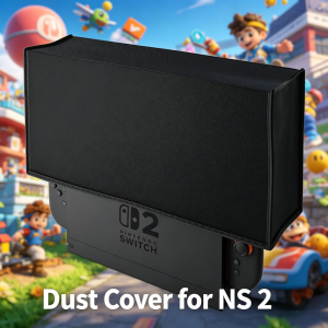 Breathable Dust Cover for Nintendo Switch 2 Anti-Scratch Nylon Dust Guard Waterproof Cover Sleeve for Nintendo Switch 2 Console