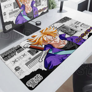 Bandai | Dragon Ball Goku Anime Mouse Pad Kawaii HD Desk Mat Girl Gabinete Gamer Computer Table Decoration Keyboard Carpet with Lock Edge