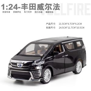 Lexus LM300H Alloy Car Model MPV Business Nanny Boy Toy Car Collectible Static Model Metal Toys for Boys And Girls