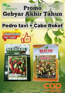 Cabe Pedro Tavi + Cabe Roket ( cabe tipe ori berbobot tahan virus dan original )