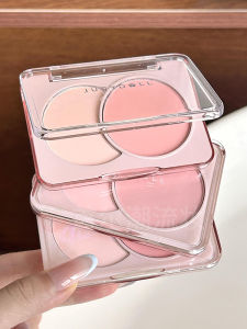 Palettes Blush Tonal Double Couleur JudydoLL แป้งฝุ่นเนื้อแมทต์ ราคาไม่แพง สำหรับผู้เรียน กระชับหน้า กระชับสีชมพู กระชับสีน้ำตาล แป้งฝุ่นเนื้อแมทต์