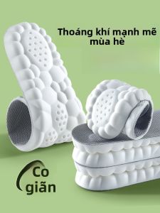 XIANZHAO | Miếng lót giày thể thao mùa hè giảm sốc cho nam hấp thụ mồ hôi thoáng khí mềm mại thoải mái mát mẻ dày dặn cho nữ đứng lâu không mệt