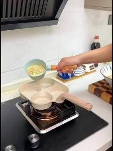 XIANGYOUYOU | Non-stick 4-hole Frying Pan Large Deepened