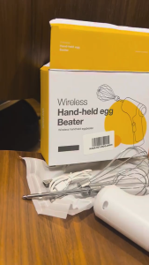 Wireless Electric Egg Beater Milk Frother Hand Blender Powerful Dough Egg Beater Baking Kitchen Tool Egg beater