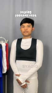 Football Vest Chest Protector Pelindung Dada Sport Bra Sepak Bola
