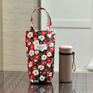 Universal Cartoon Thermal Cup Holder Tote Bag