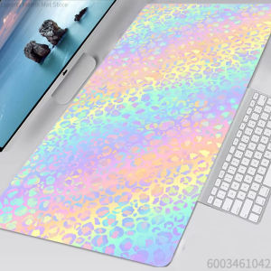 Marble Gold Foil Large Gaming Mouse Pad Aesthetic Pastel Desk Mat for Office