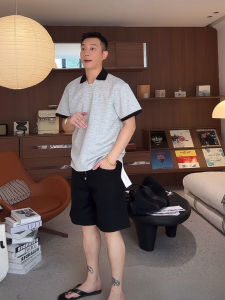 Quần Short Thể Thao Nam Màu Đen Mùa Hè Mỏng Quần Dài Thẳng Quần Dài Năm Inch Quần Dài Vừa Vặn Quần Dài Mùa Hè