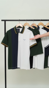 [NEW ARRIVAL] Áo Polo Thể Thao Nam ETHERIA Phối Màu Trắng Chủ Đạo Phong Cách Lịch Lãm Thanh Lịch - EABĐ1062603