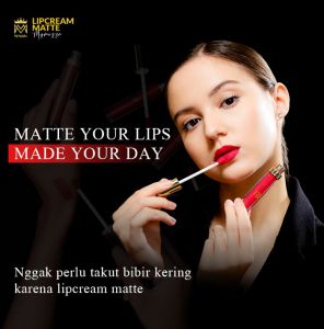 lip cream Mymozza lipstik Waterproof lipcream anti transfer