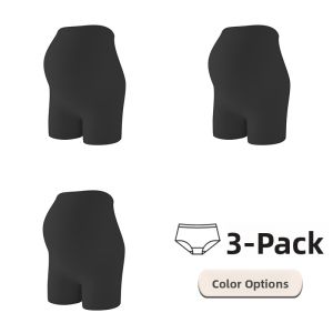 Miiow | Maternity Safety Shorts Underwear Two-In-One Thin Design Non-Slip Summer High Waist Cotton Crotch Briefs Women Pregnant Pants