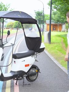Protective Gear Electric Car Canopy Bold Motorcycle Awning Electric Car Canopy Rainproof and Windproof UV Sunscreen awning