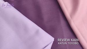 Kain Katun Jepang Toyobo Fodu 0.5 Meter - Bahan Kain Katun Polos Gamis Meteran
