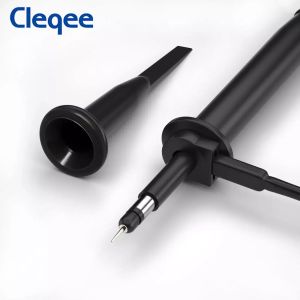High Voltage Oscilloscope Probe 100:1 2KV 100MHz 100X Safety BNC Connector for Oscilloscope Adjustable attenuation Cleqee P4100