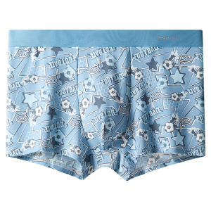 Miiow | Ice Silk Boys Underwear Teenage Students Fat Children Quadrangle Shorts Boys Development Period Large Children Boxer Briefs