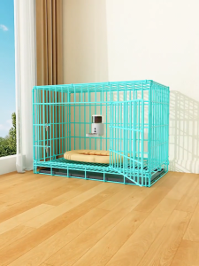 Chuồng Chó Chuồng Mèo Lồng chó mèo gấp gọn tháo rời Sơn Tĩnh Điện Bền Đẹp tặng khay vệ sinh thước S M L XL