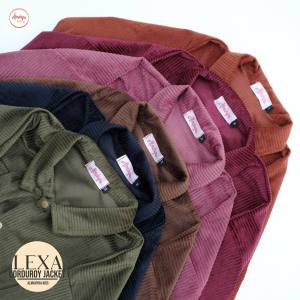 Jaket Anak / Lexa Corduroy Jacket - Model Oversize Unisex dengan Pilihan Warna Cute & Keren - Material Premium yang Nyaman (XS-LD 78)