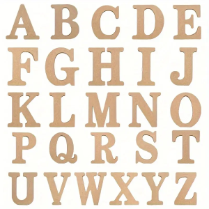 Collocation DIY Wooden Alphabet Letter Personalised Ornament Name Design for Wedding Birthday Party Home Decoration Craft Gift