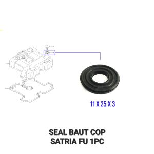 Seal Baut Cop Satria FU (Harga Per 1 PC) - Sil Siel Karet Baud Silinder Cylinder Head Heat Cop Kop Suzuki Satria FU 150 Karbu