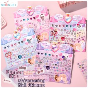 Shanle | Licensed Sparkling Fun Princess Set Nails Stickers