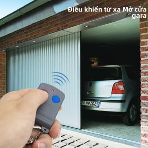 Bộ Phát Cầm Tay Điều Khiển Từ Xa 2 Nút Garrison Dành Cho Thiết Bị Mở Cửa Nhà Để Xe RF 433 MHz Mã Cuộn Giao Tiếp Không Dây
