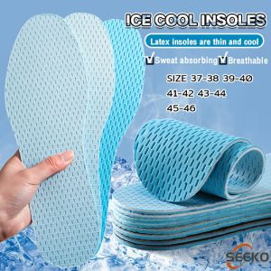 Seeko Summer Ice Cool Feeling Shoe Pad Deodorant Insoles Breathable and Soft Men and Women Comfort Insole