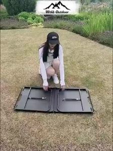 IGT Tactical Table Camping Folding Barbecue Table Portable Lightweight Desk Picnic Open Quickly