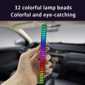 RGB LED Strip Light Music Sound Control Pickup Rhythm Ambient Lamp Atmosphere Night Lights For Bar Car Room TV Gaming Decoration. 