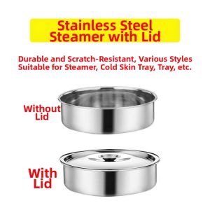Steaming Plate Deep Dish with Lid