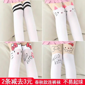 Spring Autumn Girls Long Tube Socks Pants Splice Medium Thick Children Large Children Summer Thin Model Pantyhose Kids Tights