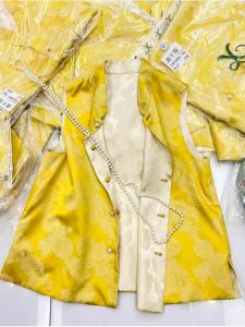 Counter Withdrawal Tail Order Leak-Picking New Chinese Style National Trendy Style Guanle Crepe Retro Jacquard Vest Improve Tang Suit Vest