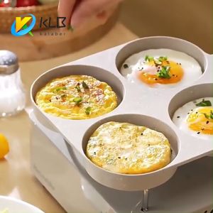 Wajan Penggorengan Dapur & Panci Penggorengan Telur Pancake 4IN1