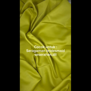 [0.5 meter] Kain Satin Sateen Velvet murah bahan gaun dress bridesmaid / Baju Kondangan-Khanza.tex