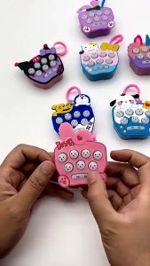 Sanrio Keychain Kuromi Whack-A-Mole Toys Childrens Concentration Training Educational Toys