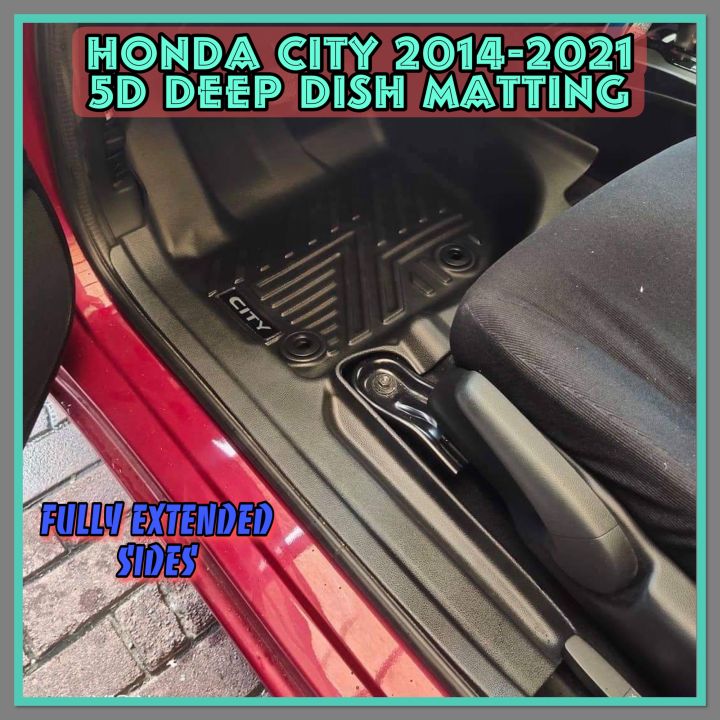 HONDA CITY 2014-2024 5D DEEP DISH MATTING | Lazada PH
