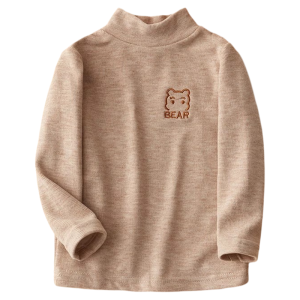 JIFANPAUL | Baby Long Sleeve Half Turtleneck Shirt