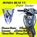 Honda Beat Fi Version 3 Front sticker Accessories for Beat version 3. 