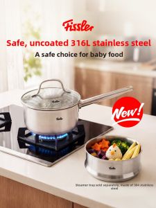 Single-Serving Baby Food Stainless Steel Pot 316L