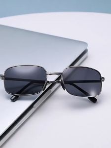 Kacamata Profesional Polarized Photochromic Night Vision Bingkai Lipat Bahan Metal Untuk Pria Mengemudi Kacamata memancing Sepeda Kacamata Olahraga Sunglasses