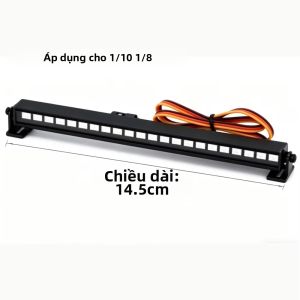 Dải Đèn Mái Xe RC Bằng Kim Loại Có Thể Điều Chỉnh Đa Chế Độ Dành Cho Các Mẫu Xe RC Crawler Tỷ Lệ 1/10 1/12 1/16 Phụ Kiện Xe.