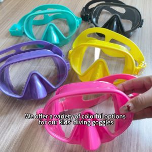Childrens Swimming Goggles Anti Fog Wide View Transparent New Professional Kids Underwater